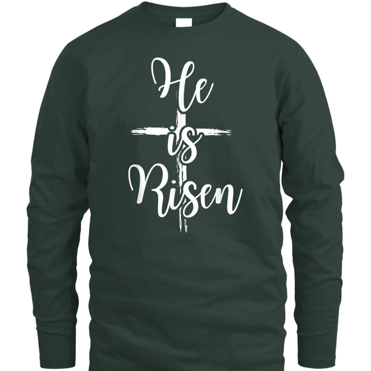 He Is Risen Cross Jesus Easter Day Religious Christians T-Shirt He Is Risen Cross Jesus Easter Day Religious Christians T-Shirt