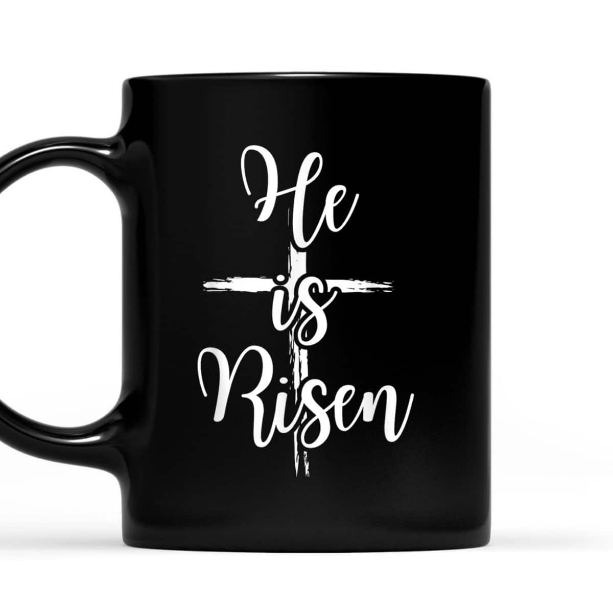 He Is Risen Cross Jesus Easter Day Religious Christians T-Shirt He Is Risen Cross Jesus Easter Day Religious Christians T-Shirt
