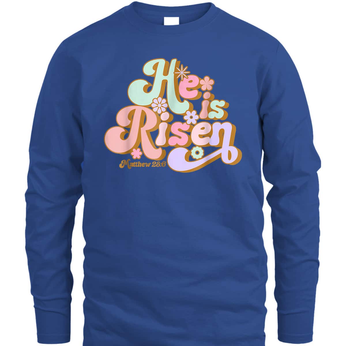 Retro Groovy He Is Risen Jesus Easter Day T-Shirt Retro Groovy He Is Risen Jesus Easter Day T-Shirt