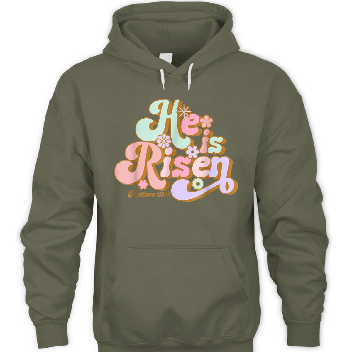 Retro Groovy He Is Risen Jesus Easter Day T-Shirt Retro Groovy He Is Risen Jesus Easter Day T-Shirt