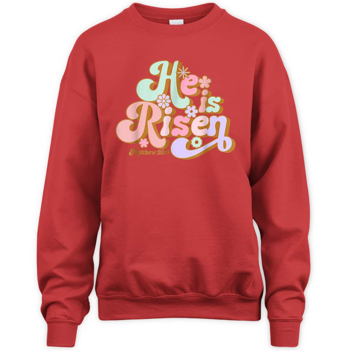 Retro Groovy He Is Risen Jesus Easter Day T-Shirt Retro Groovy He Is Risen Jesus Easter Day T-Shirt