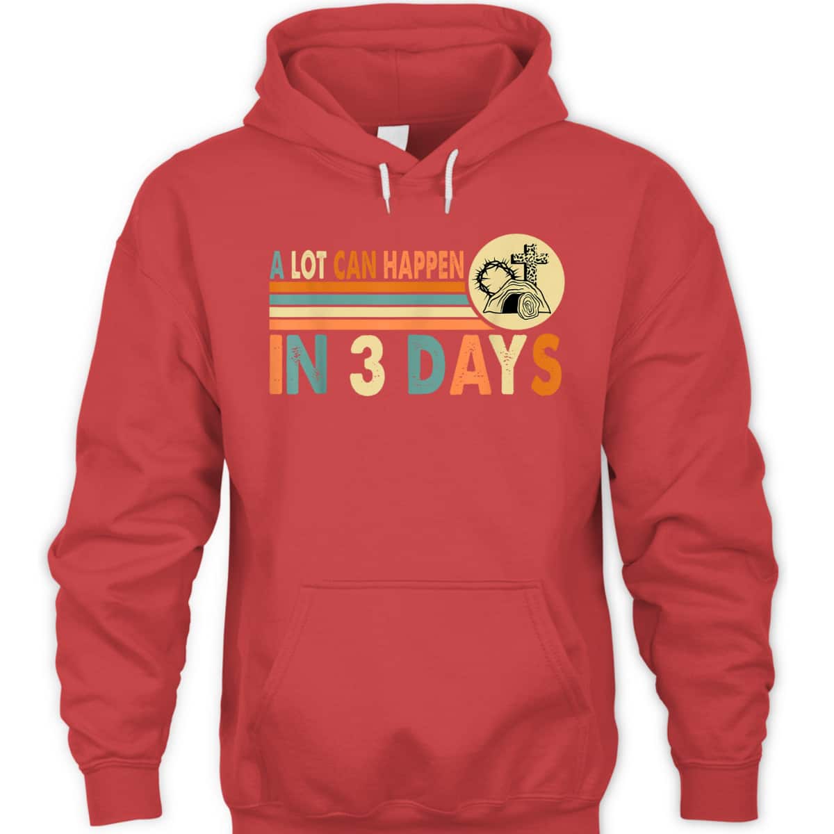 Vintage Christians Easter Day A Lot Can Happen In 3 Days T-Shirt Vintage Christians Easter Day A Lot Can Happen In 3 Days T-Shirt
