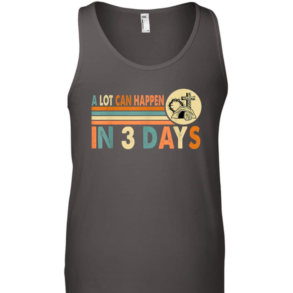 Vintage Christians Easter Day A Lot Can Happen In 3 Days T-Shirt Vintage Christians Easter Day A Lot Can Happen In 3 Days T-Shirt