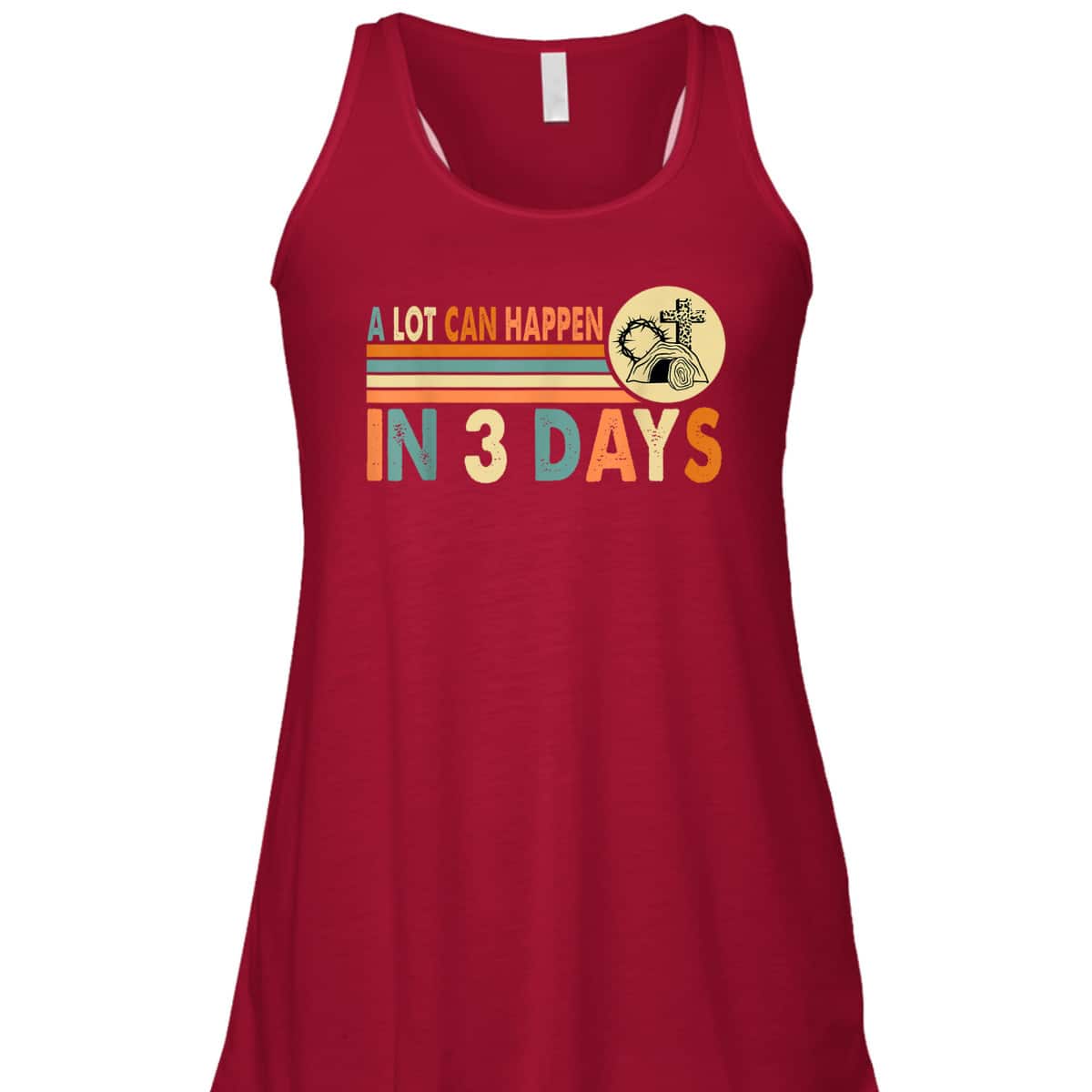 Vintage Christians Easter Day A Lot Can Happen In 3 Days T-Shirt Vintage Christians Easter Day A Lot Can Happen In 3 Days T-Shirt