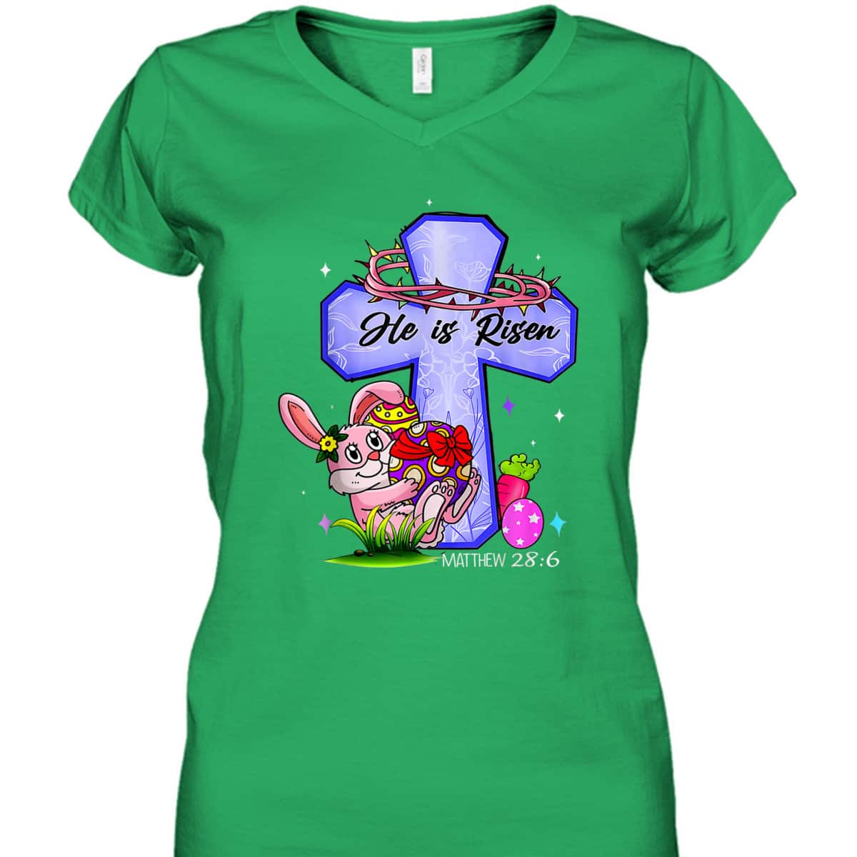 He Has Risen Matthew Christian Cross Easter Day Rabit Lovers T-Shirt He Has Risen Matthew Christian Cross Easter Day Rabit Lovers T-Shirt