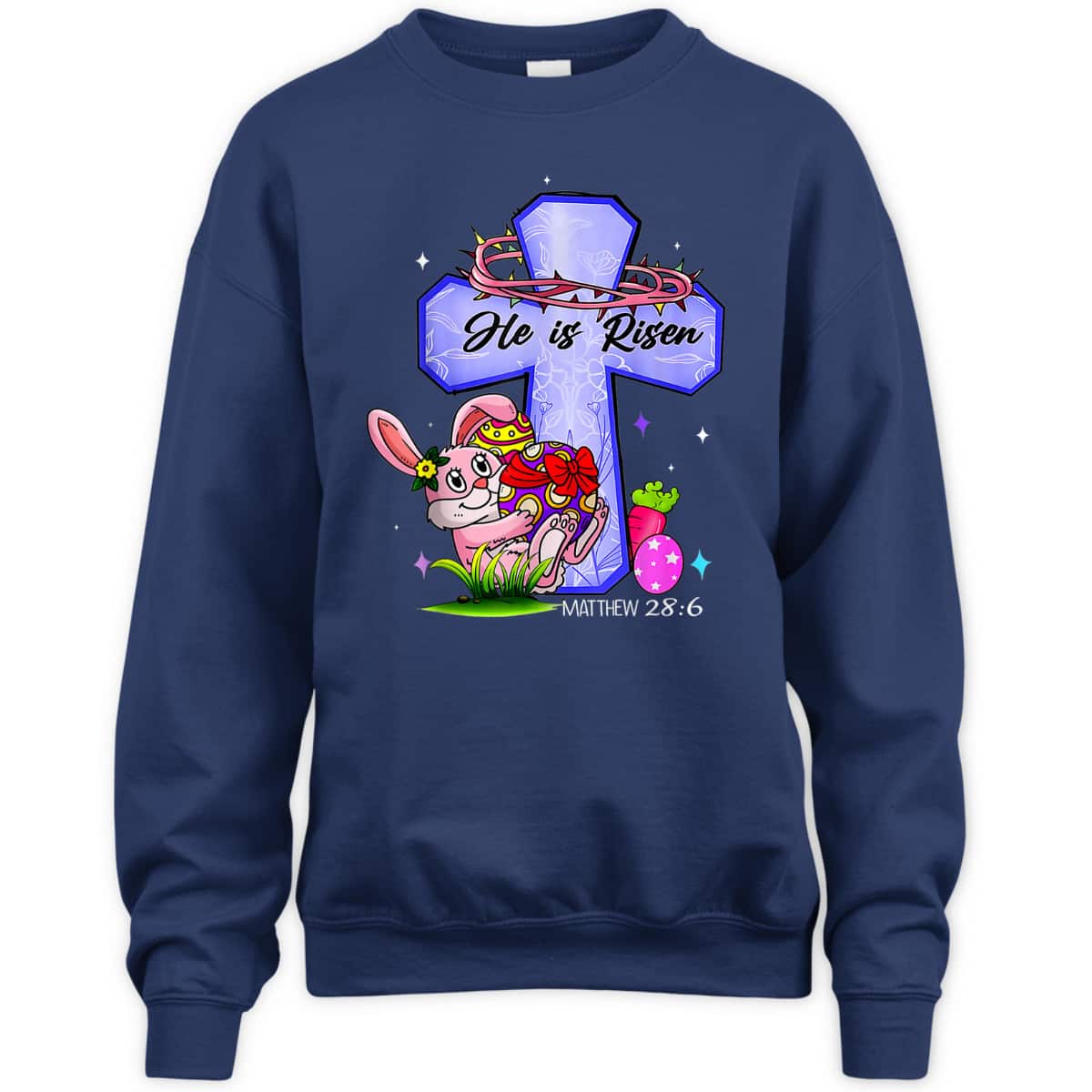 He Has Risen Matthew Christian Cross Easter Day Rabit Lovers T-Shirt He Has Risen Matthew Christian Cross Easter Day Rabit Lovers T-Shirt