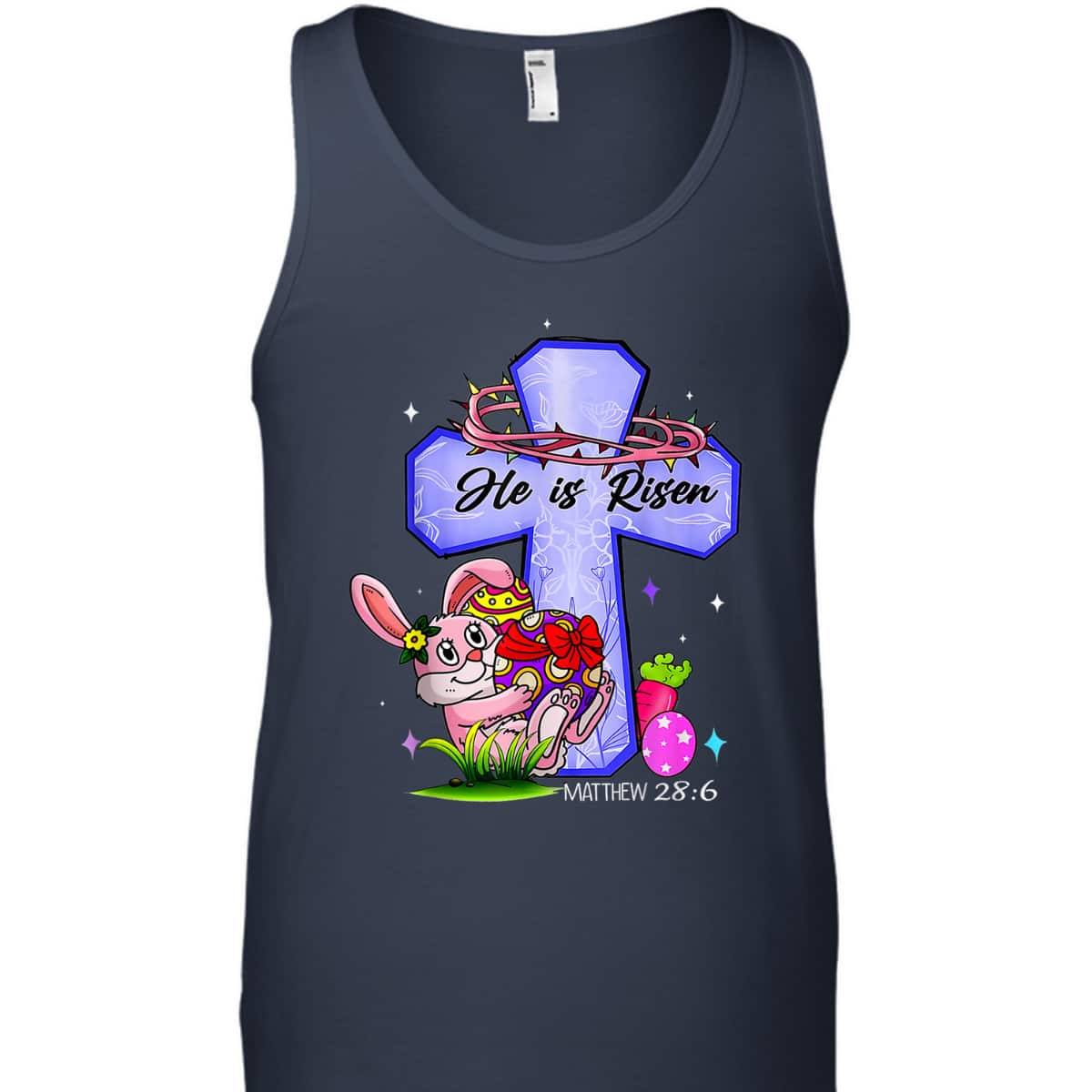 He Has Risen Matthew Christian Cross Easter Day Rabit Lovers T-Shirt He Has Risen Matthew Christian Cross Easter Day Rabit Lovers T-Shirt