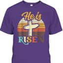 He Is Risen Christian Easter Jesus Bunny T-Shirt He Is Risen Christian Easter Jesus Bunny T-Shirt