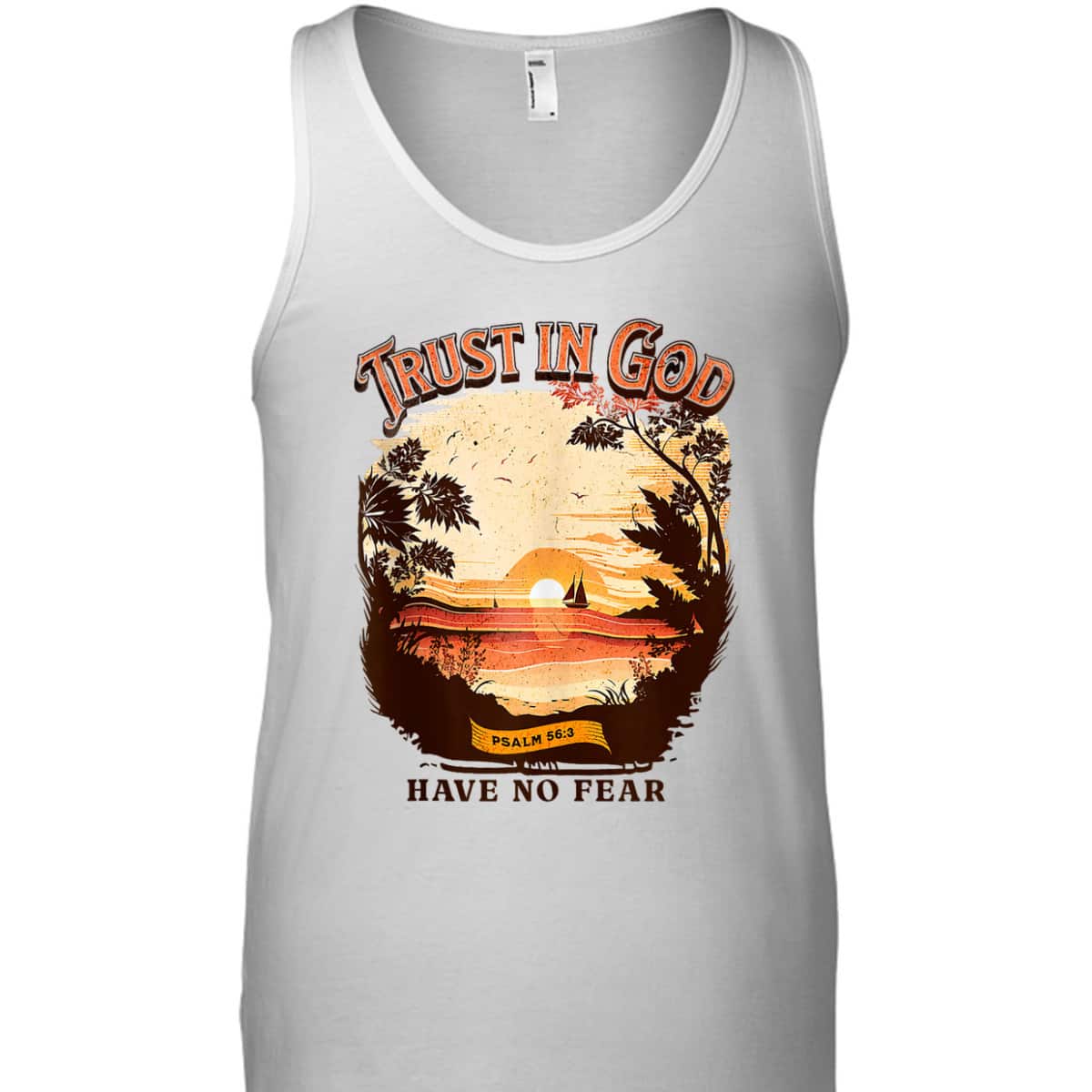 Retro Christian Boho Church Nature Trust In God Have No Fear Bible Verse T-Shirt Retro Christian Boho Church Nature Trust In God Have No Fear Bible Verse T-Shirt