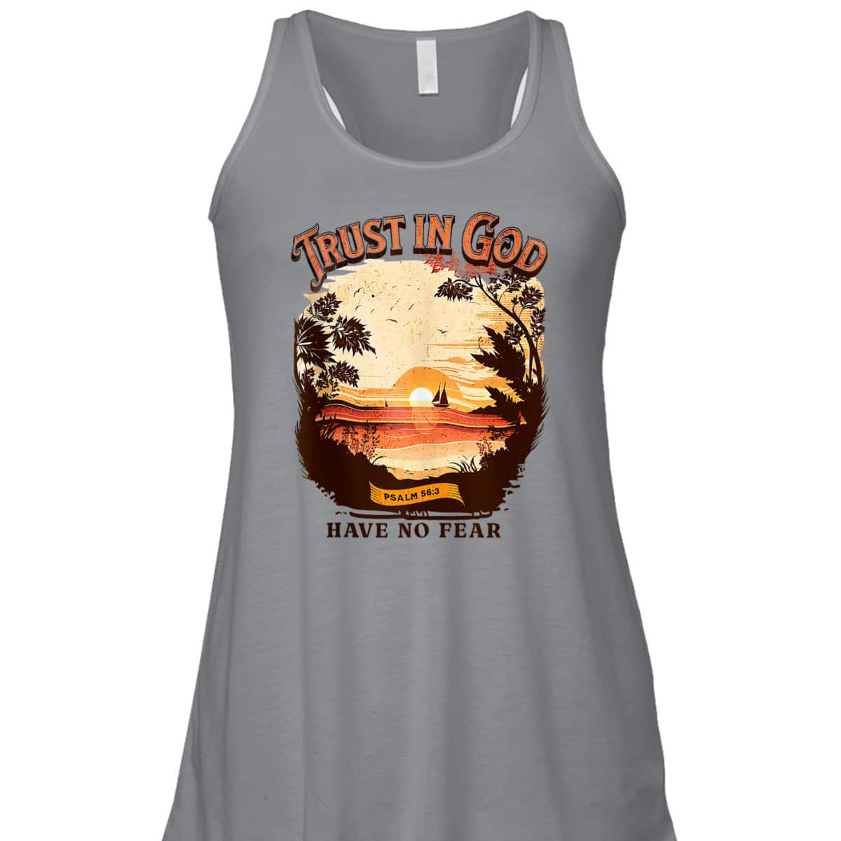 Retro Christian Boho Church Nature Trust In God Have No Fear Bible Verse T-Shirt Retro Christian Boho Church Nature Trust In God Have No Fear Bible Verse T-Shirt