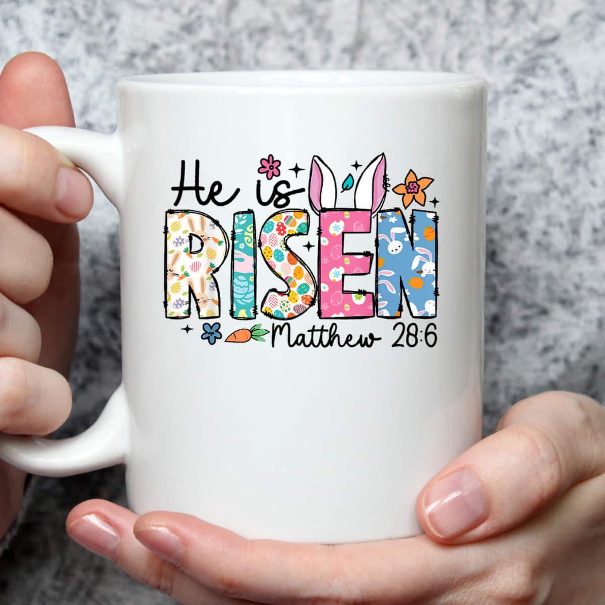 He Is Risen Jesus Christian Happy Easter Floral Wreath T-Shirt He Is Risen Jesus Christian Happy Easter Floral Wreath T-Shirt