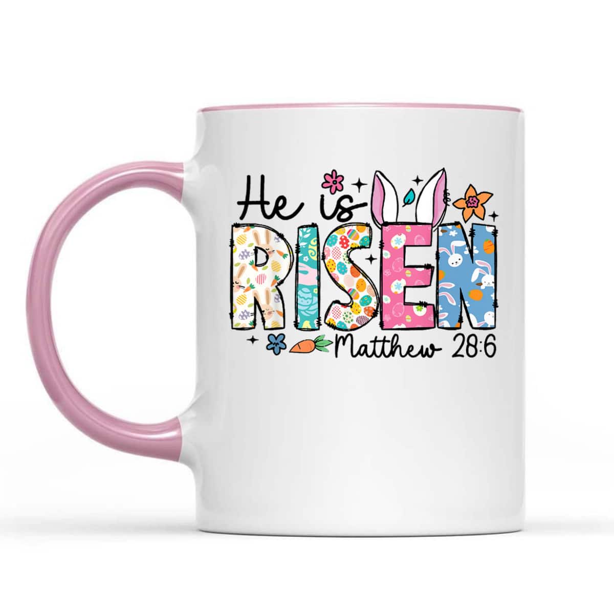 He Is Risen Jesus Christian Happy Easter Floral Wreath T-Shirt He Is Risen Jesus Christian Happy Easter Floral Wreath T-Shirt