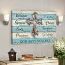 God Jesus God Says You Are Seashell Cross Christian Canvas Wall Art God Jesus God Says You Are Seashell Cross Christian Canvas Wall Art
