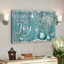 Christian Religious God Jesus Today I Choose Joy Bible Verse Canvas Wall Art Christian Religious God Jesus Today I Choose Joy Bible Verse Canvas Wall Art