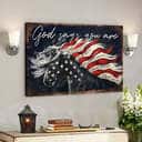 God Jesus Scripture God Says You Are Horse Flag Canvas Wall Art God Jesus Scripture God Says You Are Horse Flag Canvas Wall Art
