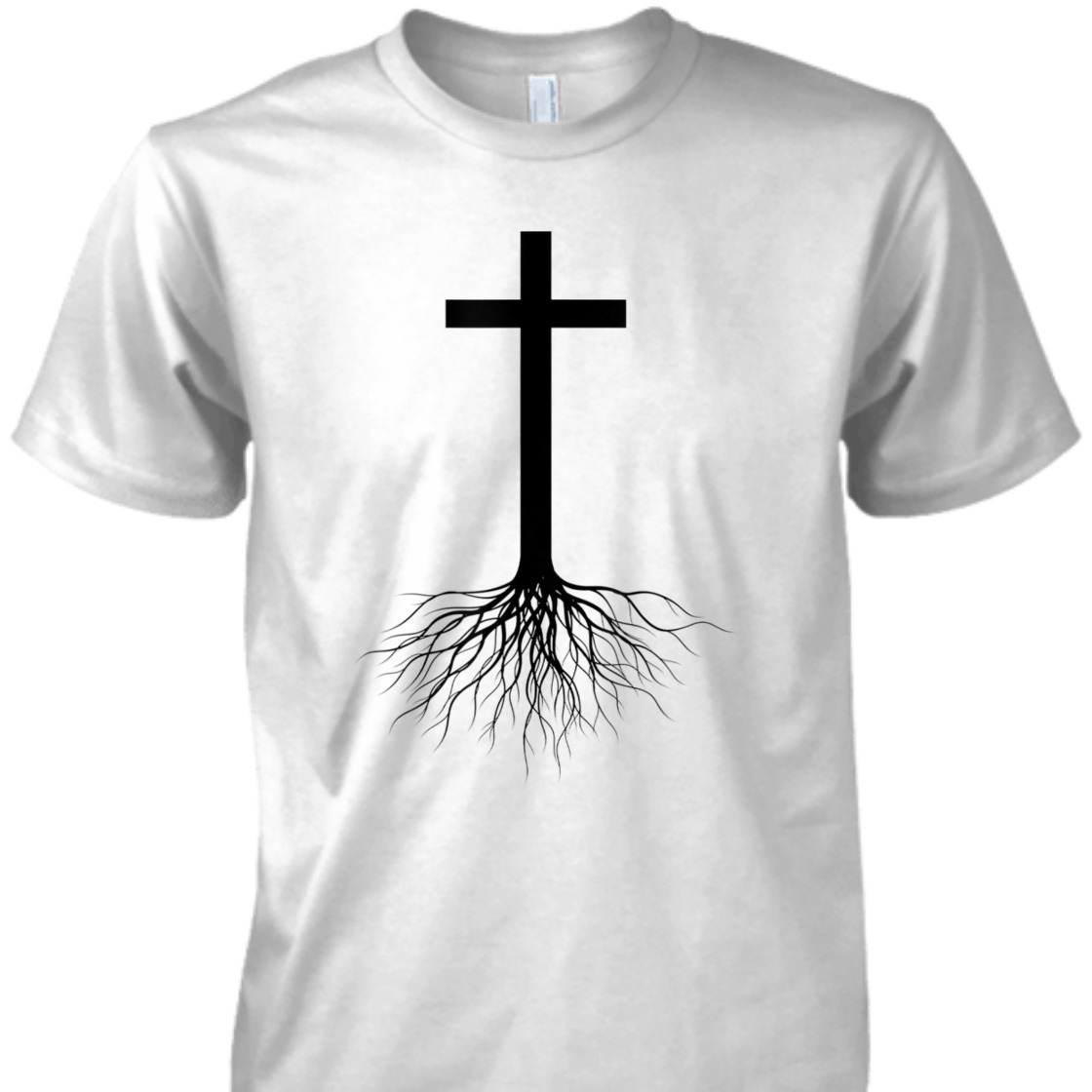 Jesus Cross Rooted In Christ Perfect T-Shirt For Christ Lovers Jesus Cross Rooted In Christ Perfect T-Shirt For Christ Lovers