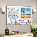 God Bible Verse Butterfly And Flower Today I Choose Joy Scripture Canvas Wall Art God Bible Verse Butterfly And Flower Today I Choose Joy Scripture Canvas Wall Art