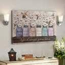 Bible Verse Daisy And Hummingbird God Says You Are Canvas Wall Art