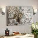 Bible Verse Dragonfly Today I Choose Joy Canvas Wall Art Bible Verse Dragonfly Today I Choose Joy Canvas Wall Art