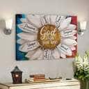 Bible Verse Colorful Daisy God Says You Are Canvas Wall Art Bible Verse Colorful Daisy God Says You Are Canvas Wall Art