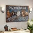 Bible Verse Cat God Say You Are Amazing Canvas Wall Art Bible Verse Cat God Say You Are Amazing Canvas Wall Art