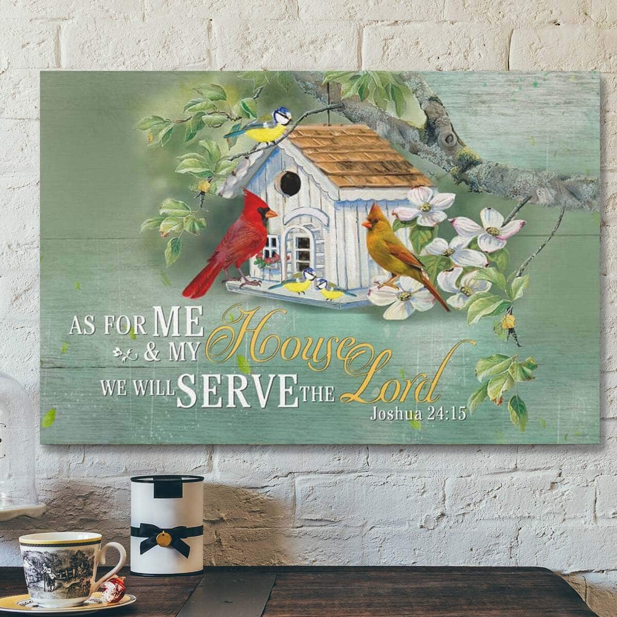 Bible Verse Joshua 2415 We Will Serve The Lord Scripture Canvas Wall Art Bible Verse Joshua 2415 We Will Serve The Lord Scripture Canvas Wall Art