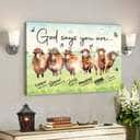 God Bible Verse God Says You Are Chosen Lovely Lamb Scripture Canvas Wall Art