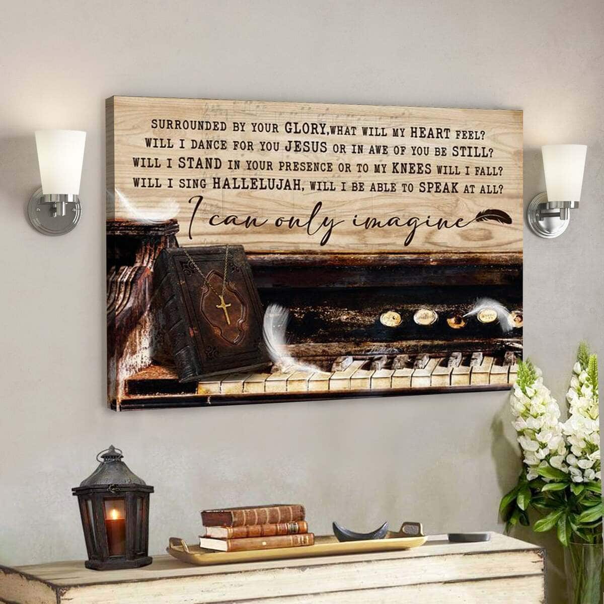 Christian Piano Painting The Holy Bible I Can Only Imagine Canvas Wall Art Christian Piano Painting The Holy Bible I Can Only Imagine Canvas Wall Art