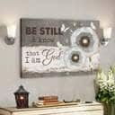 Bible Verse Be Still And Know That I Am God Psalm 4610 Dandelion Butterfly Scripture Canvas Wall Art Bible Verse Be Still And Know That I Am God Psalm 4610 Dandelion Butterfly Scripture Canvas Wall Art