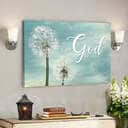 Bible Verse Jesus Art Be Still And Know That I Am God Canvas Wall Art