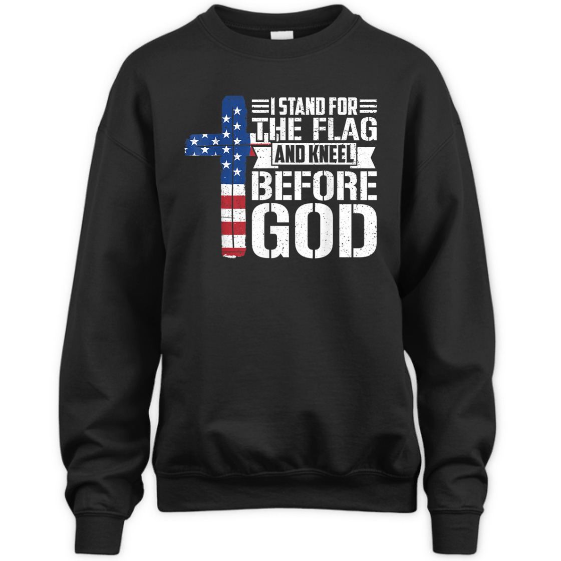 I Stand For The Flag And Kneel Before God US Veteran T-Shirt I Stand For The Flag And Kneel Before God US Veteran T-Shirt