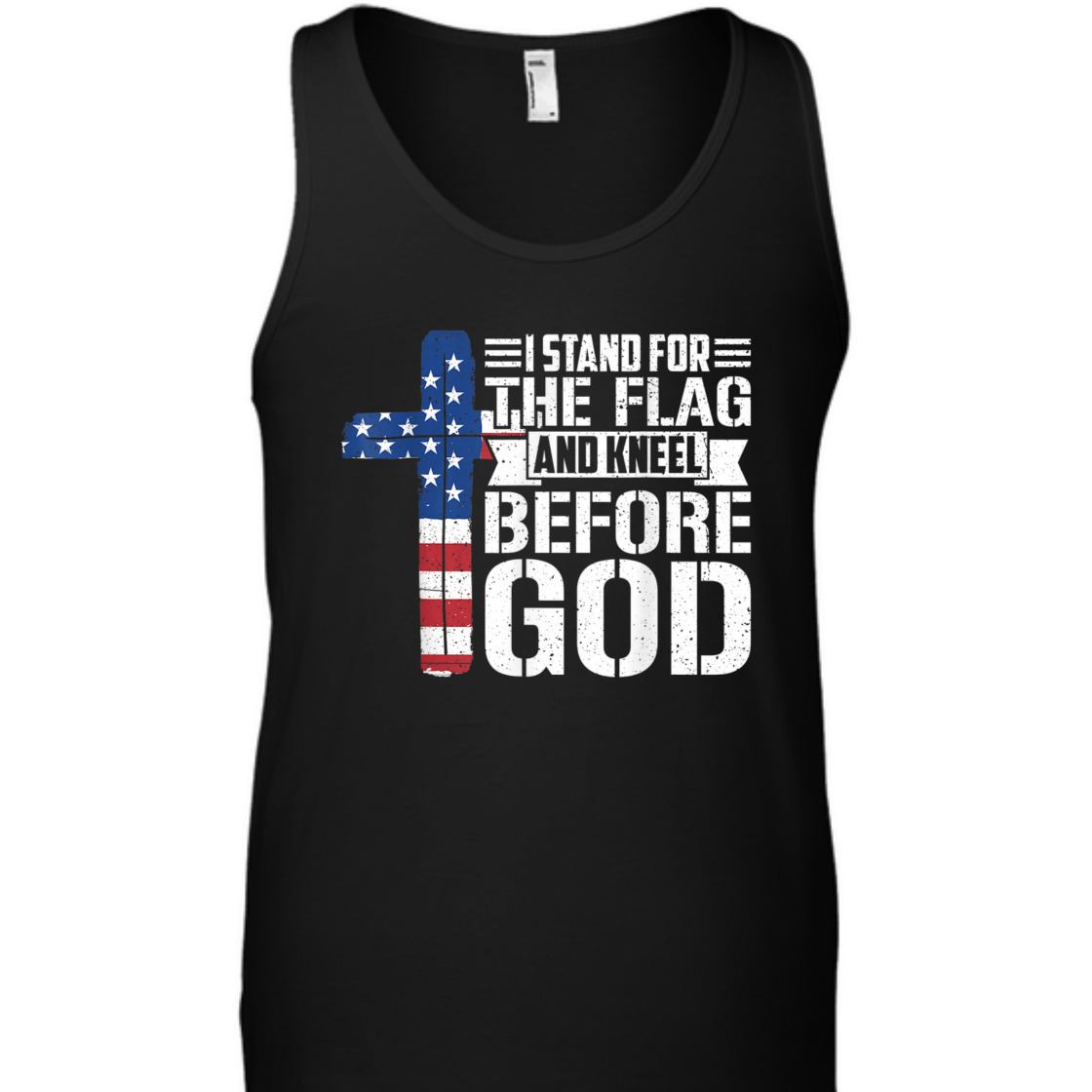 I Stand For The Flag And Kneel Before God US Veteran T-Shirt I Stand For The Flag And Kneel Before God US Veteran T-Shirt