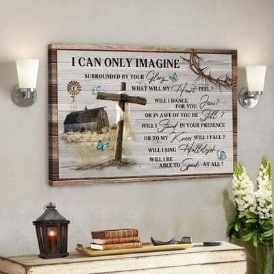 The Cross And Farm I Can Only Imagine Bible Verse Scripture Canvas Wall Art The Cross And Farm I Can Only Imagine Bible Verse Scripture Canvas Wall Art
