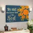 Orange Hands Be Still And Know That I Am God Bible Verse Scripture Canvas Wall Art Orange Hands Be Still And Know That I Am God Bible Verse Scripture Canvas Wall Art