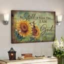 Sunflower And Hummingbird Be Still And Know That I Am God Bible Verse Scripture Canvas Wall Art Sunflower And Hummingbird Be Still And Know That I Am God Bible Verse Scripture Canvas Wall Art