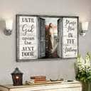 Take His Hand Until God Opens The Next Door Bible Verse Scripture Canvas Wall Art Take His Hand Until God Opens The Next Door Bible Verse Scripture Canvas Wall Art