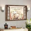 Give It To God And Go To Sleep Religious Bible Verse Scripture Canvas Wall Art Give It To God And Go To Sleep Religious Bible Verse Scripture Canvas Wall Art
