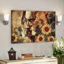 Amazing Jesus Lion And Sunflower Bible Verse Scripture Canvas Wall Art Amazing Jesus Lion And Sunflower Bible Verse Scripture Canvas Wall Art