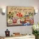 Hummingbird And Beautiful Jars God Says You Are Bible Verse Scripture Canvas Wall Art Hummingbird And Beautiful Jars God Says You Are Bible Verse Scripture Canvas Wall Art
