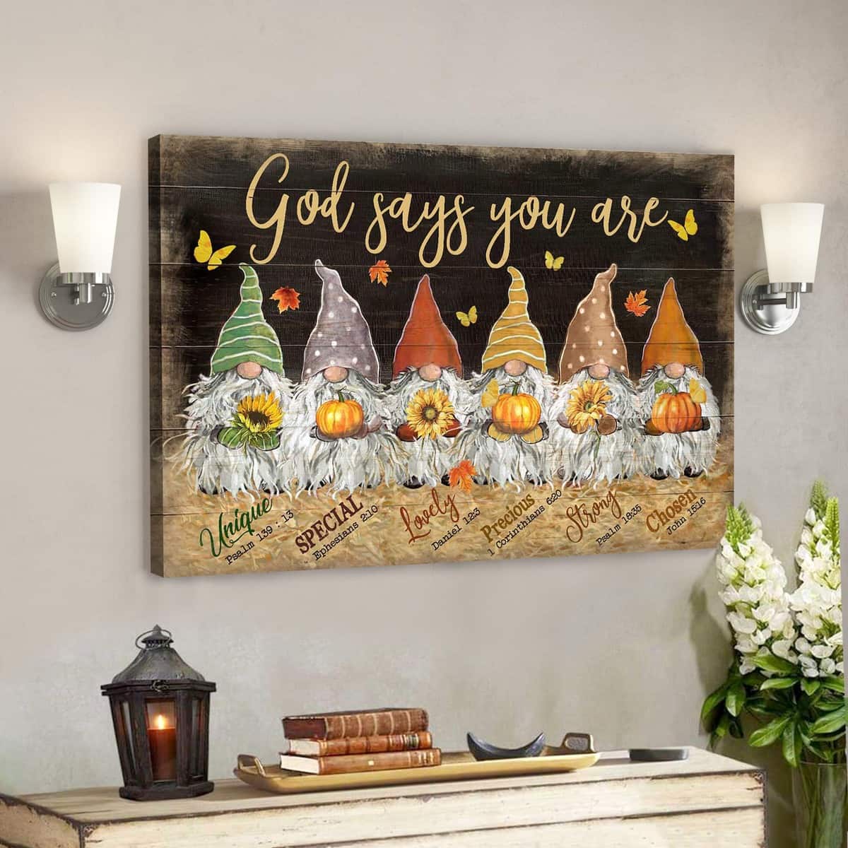 Dwarfs God Says You Are Bible Verse Religious Faith Canvas Wall Art Dwarfs God Says You Are Bible Verse Religious Faith Canvas Wall Art