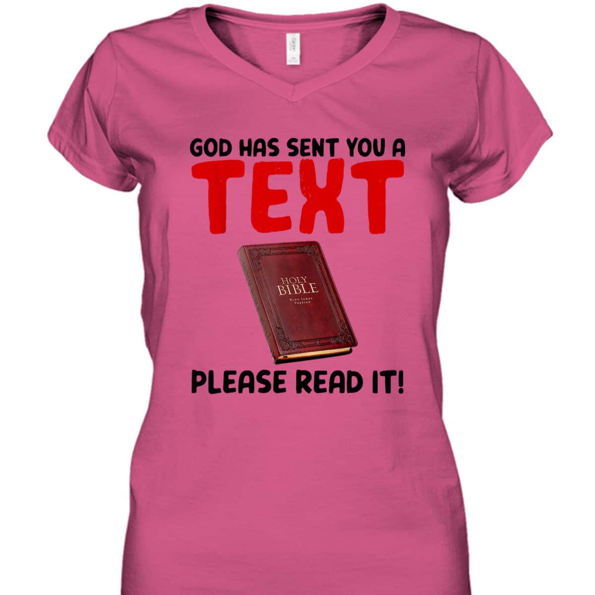 Christian Funny God Has Sent You A Text Please Read It T-Shirt Christian Funny God Has Sent You A Text Please Read It T-Shirt