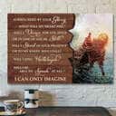 Surrounded By Your Glory I Can Only Imagine Jesus Giving Hand Bible Verse Scripture Canvas Wall Art
