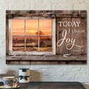 Christian Today I Choose Day Joy James 12 Bible Verse Scripture Canvas Wall Art Christian Today I Choose Day Joy James 12 Bible Verse Scripture Canvas Wall Art