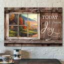 Faith Today I Choose Day Joy James 12 Bible Verse Scripture Canvas Wall Art Faith Today I Choose Day Joy James 12 Bible Verse Scripture Canvas Wall Art