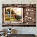 Today I Choose Day Joy Relgious James 12 Bible Verse Scripture Canvas Wall Art Today I Choose Day Joy Relgious James 12 Bible Verse Scripture Canvas Wall Art
