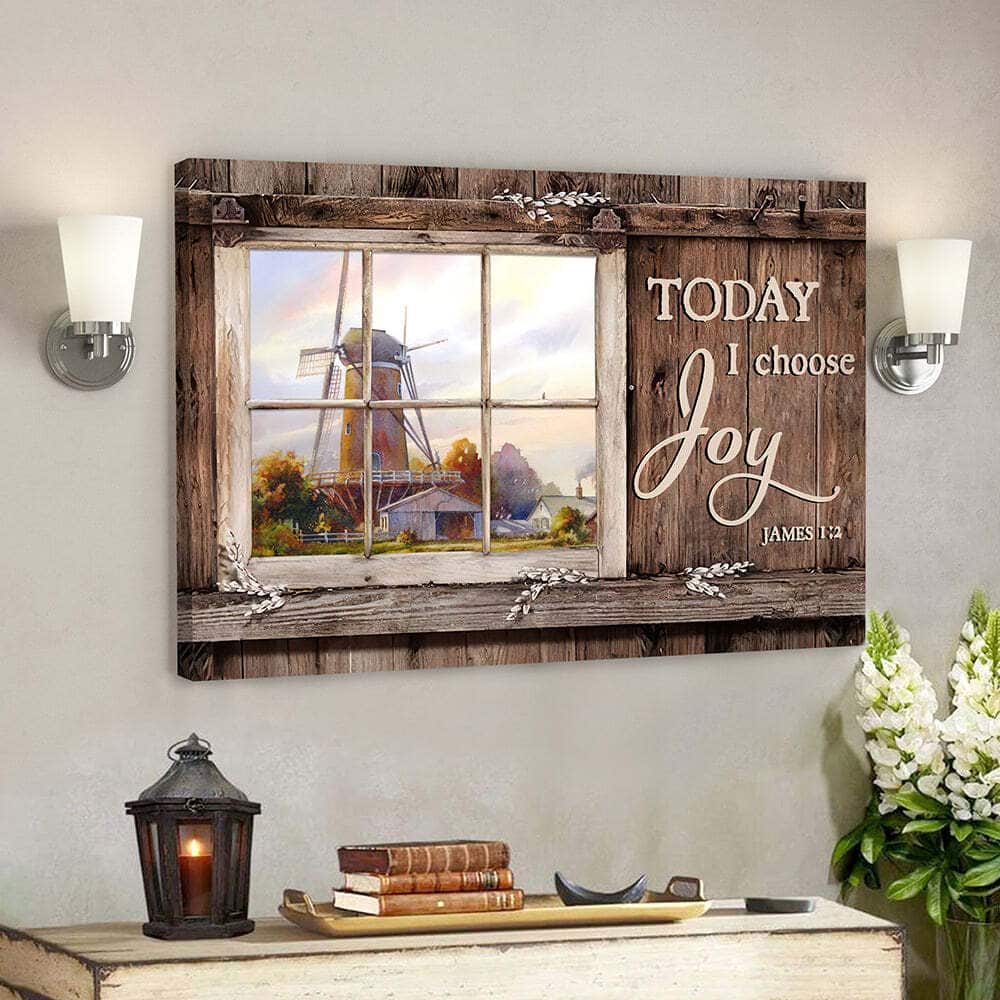 Faith Bible Verse Scripture Today I Choose Day Joy James 12 Canvas Wall Art Faith Bible Verse Scripture Today I Choose Day Joy James 12 Canvas Wall Art