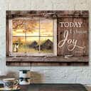 Christian Gift Today I Choose Day Joy James Bible Verse Scripture Canvas Wall Art Christian Gift Today I Choose Day Joy James Bible Verse Scripture Canvas Wall Art