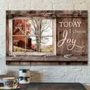 Faith Religious Today I Choose Day Joy James 12 Bible Verse Scripture Canvas Wall Art Faith Religious Today I Choose Day Joy James 12 Bible Verse Scripture Canvas Wall Art