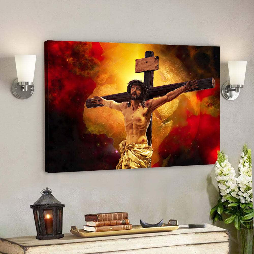 Jesus Christ Christian Gift For Christian Canvas Wall Art