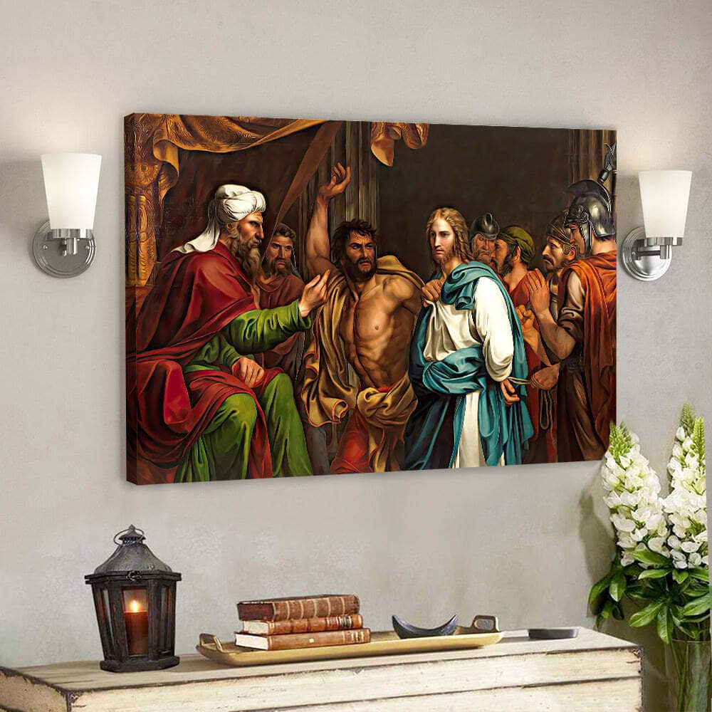 The Arrest Of Jesus Christ Faith Gift For Christian Canvas Wall Art